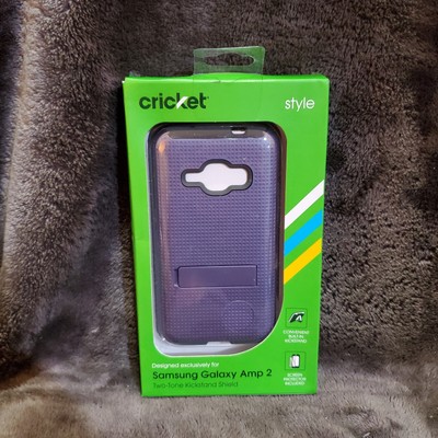 Cricket Wireless SAMSUNG GALAXY AMP 2 Cell Phone Case BLACK