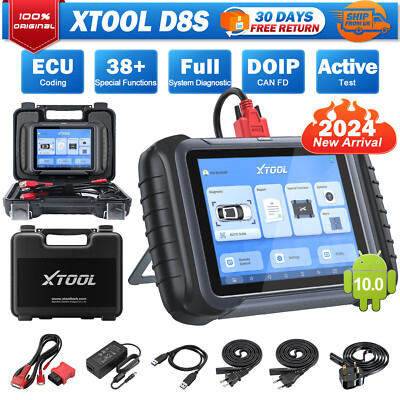 XTOOL D8S Bi-directional OBD2 Diagnostic Tool Code Reader ECU Coding DOIP