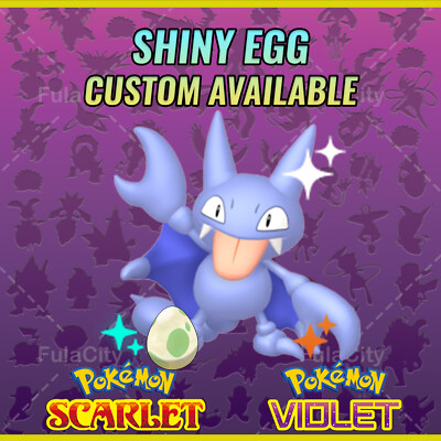 GLIGAR   SHINY EGG 6 IV   POKEMON SCARLET VIOLET   TEAL MASK DLC  