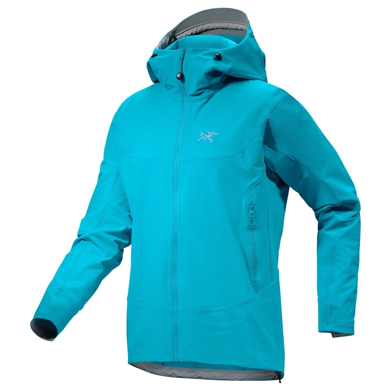NWT Mens Arc'teryx Gamma Blue Tetra Softshell Hoody Jacket NWT Mens Arc'teryx Gamma Blue Tetra Softshell Hoody Jacket