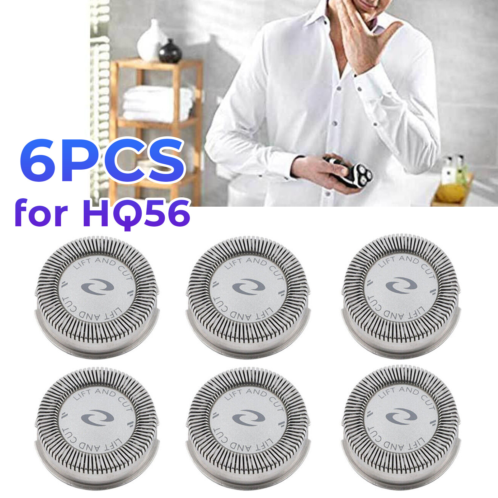 S Blades Hq3 Hq4 Hq55 Hq56 [6 Pack]