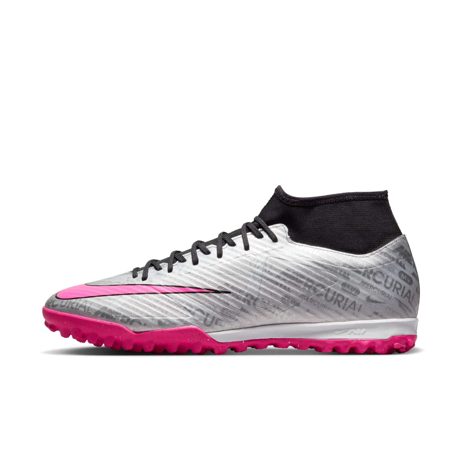 

Мужские кроссовки Nike Zoom Superfly 9 Academy XXV TF Turf 25th Anniversary Silver Pink 10–11, Серебряный, Nike Zoom Superfly