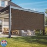 VICLLAX 90% Shade Fabric Sun Shade Cloth with Reinforced Grommets and D-Ring Eyelets for Outdoor Patio Garden Pergola Cover Canopy 10x14 FT, Mocha
