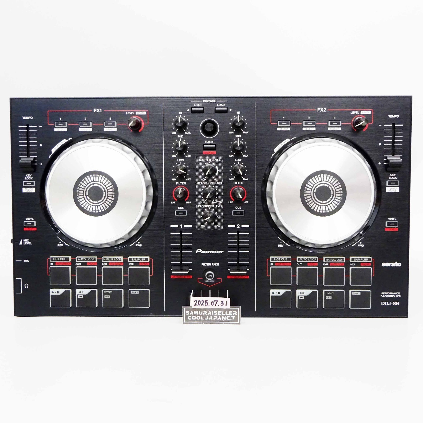 H*_様 pioneer serato DDJ-SB DDJ-SB-S (archived) Portable 2-channel controller for Serato