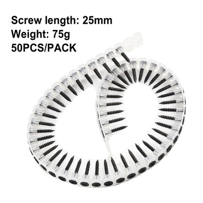 Pratique Maison Extérieur Chaîne Clou Set Électrique Tournevis 50pcs / Paquet