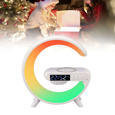 Wireless Charging Rechargeable LED Night Lamp Bluetooth Speaker Night JY