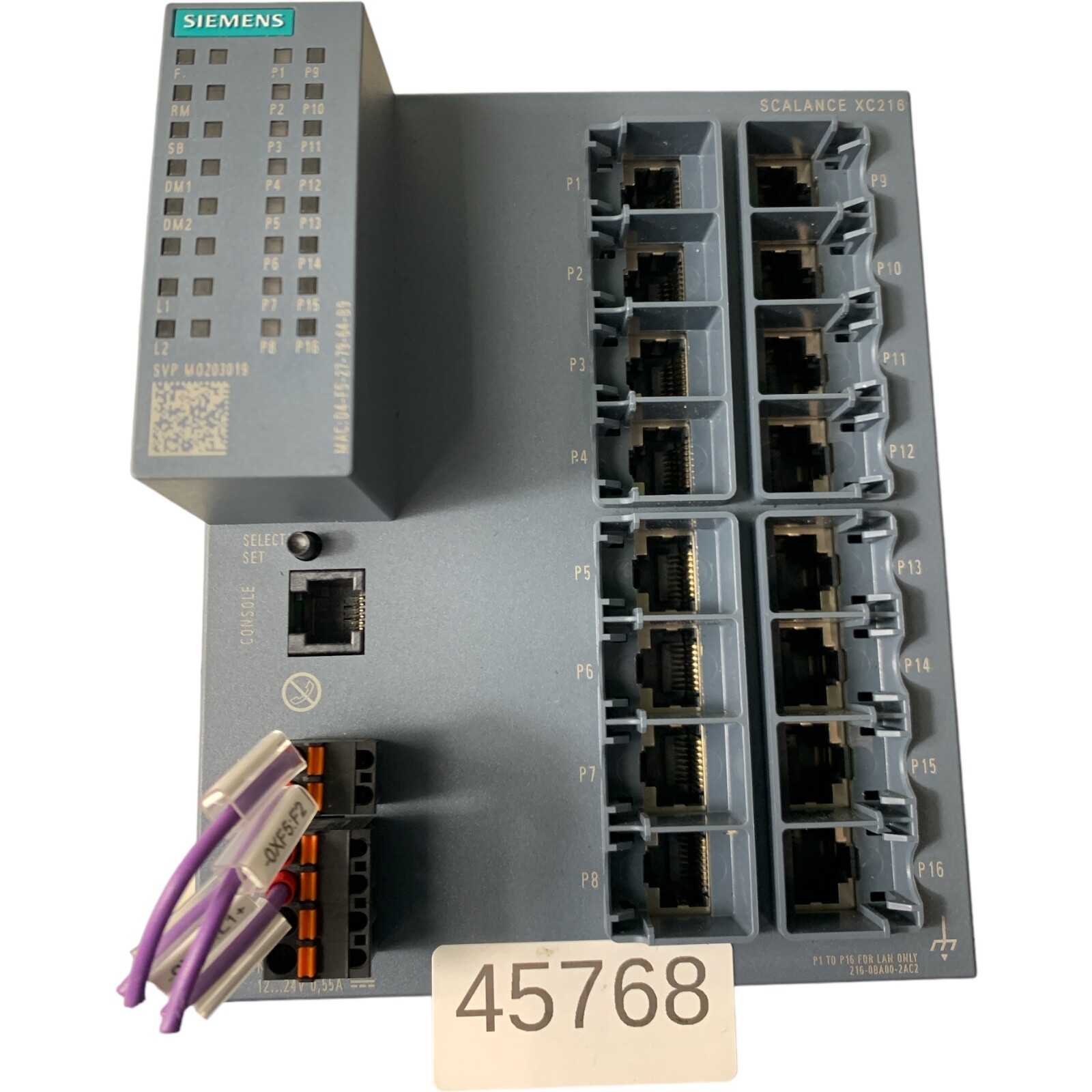 6GK5216-0BA00-2AC2(中古)1点。良好な状態でテスト済み。 Siemens