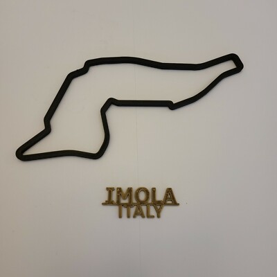 3D Italian (Imola) F1 Race Circuit Wall Art Race Track Motorsport 3D Print