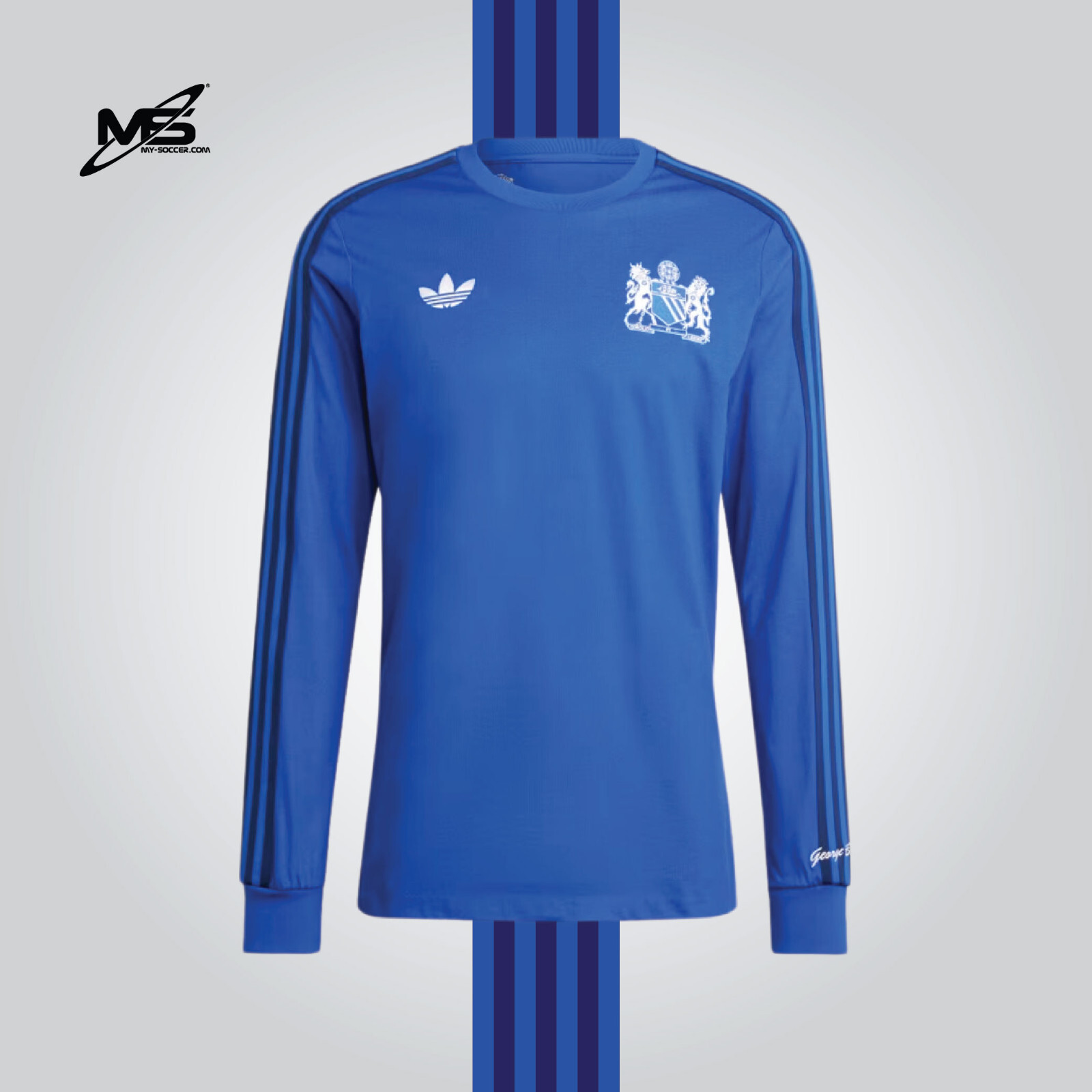 【adidas】MANCHESTER UNITED GEORGE BEST LONG SLEEVE JERSEY 100% AUTHENTIC Manchester United x George Best x adidas