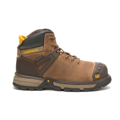 

Caterpillar Men Excavator Superlite Водонепроницаемые рабочие ботинки с мягким носком Темно-бежевый, Dark beige