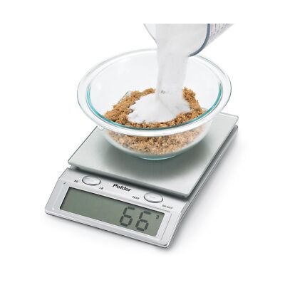 Polder Easy-Read Digital Glass Top Scale, 11-Pound (5 kg.) Capacity Additional Image