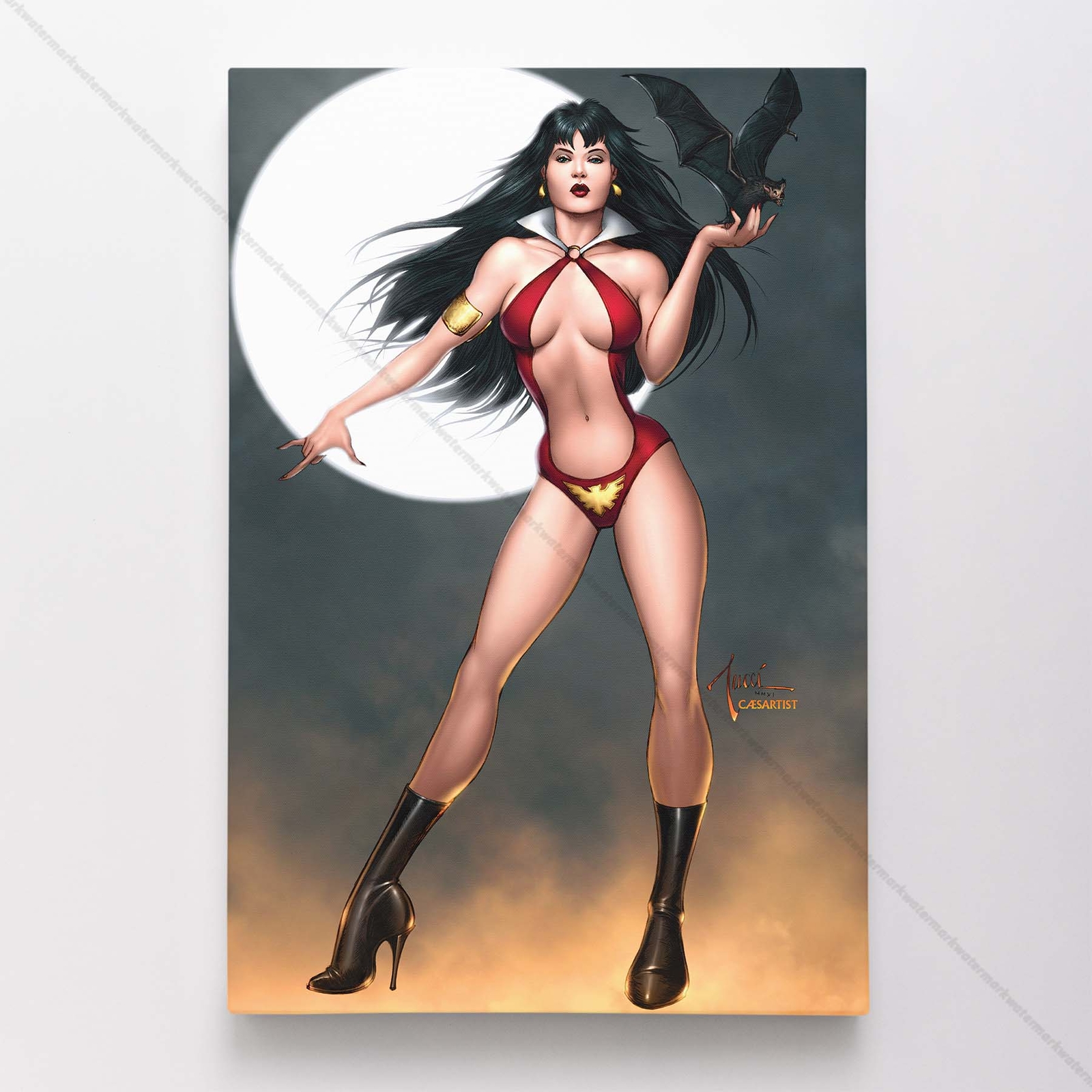 Vampirella Poster Canvas Vampire Comic Book Cover Art Print #361