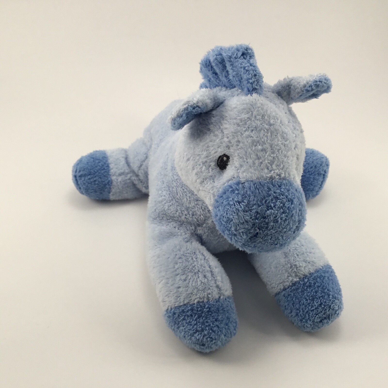 Ty Pluffies 2007 LOVE TO BABY Blue Horse Horsey Stuffed Animal Plush Toy