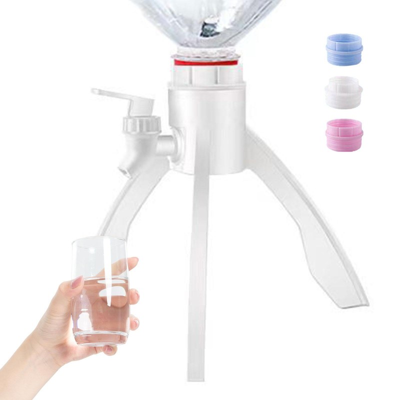 Camping Water Dispenser Upside Down Soda Bottle Dispenser with 3 Connectors