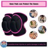 Knee Pads, Thick Sponge Anti-slip, Collision Avoidance Knee Pads, for Running, Mountaineering, House Working,Gardening Maintain (Pink, Medium)