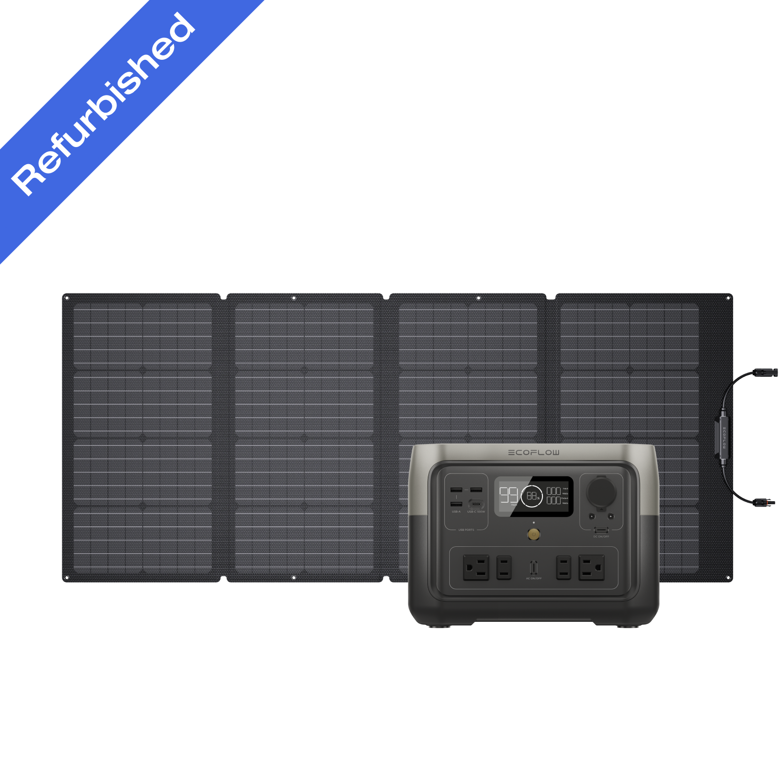 EcoFlow Solar Generator RIVER 2 Max 512Wh+160W solar panel Certified Refurbished | eBay EcoFlow Solar Generator RIVER 2 Max 512Wh+160W solar panel Certified Refurbished | eBay