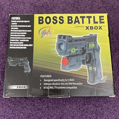 Boss Battle Yobo Gun Controller (Microsoft Xbox) Open Box New