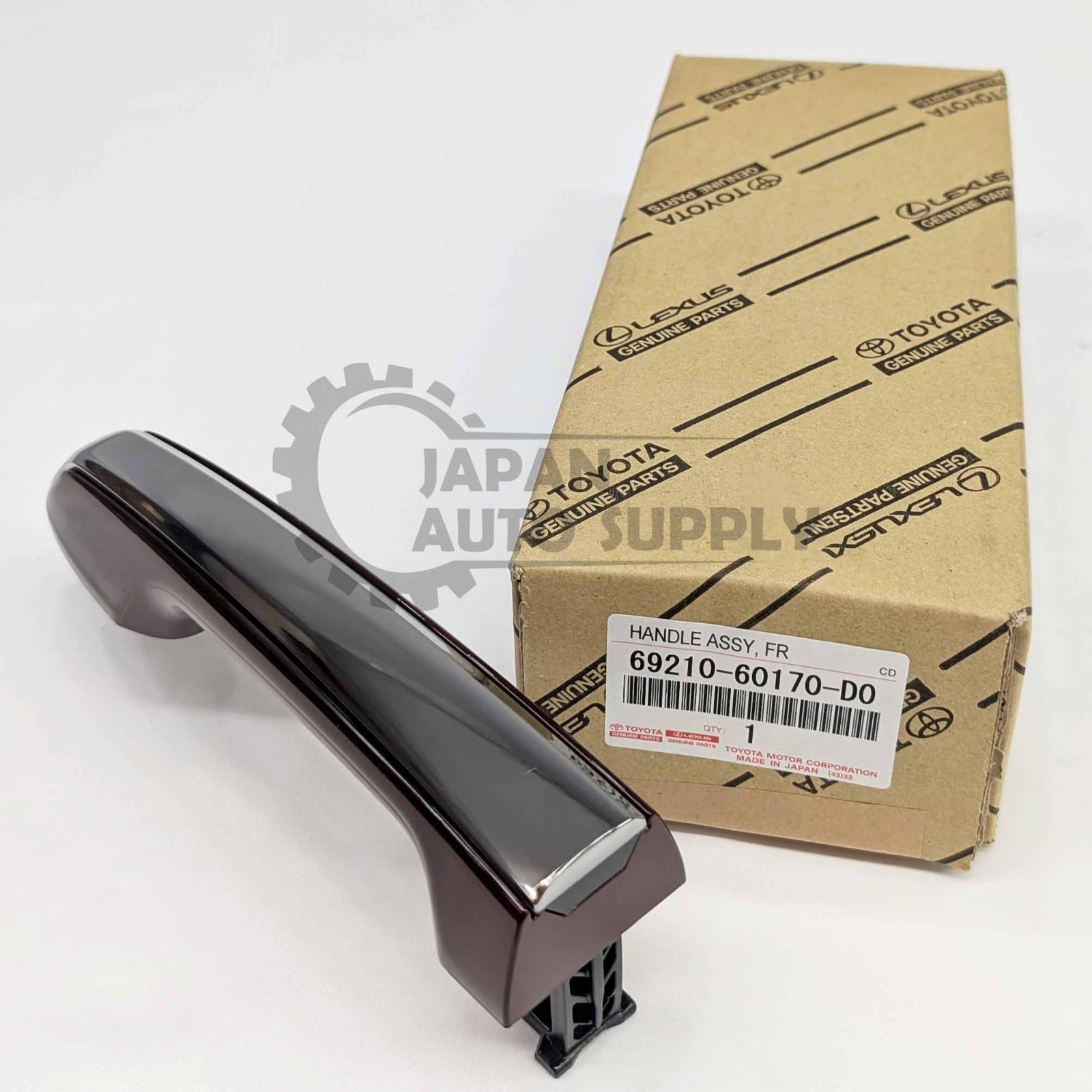 OEM GENUINE LEXUS 10-23 GX460 RED 3S0 OUTSIDE REAR DOOR HANDLE 69210-60170-D0
