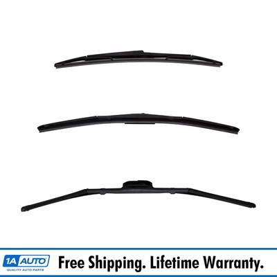 Trico Sentry & Exact Fit Windshield Wiper Blade Front & Rear 3pc Set