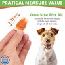 MON2SUN Dog Treats, Mini Chicken Wrapped Biscuits with Added Vitamins, Healthy Training Snacks for Small Medium and Large Dogs, 21.16oz