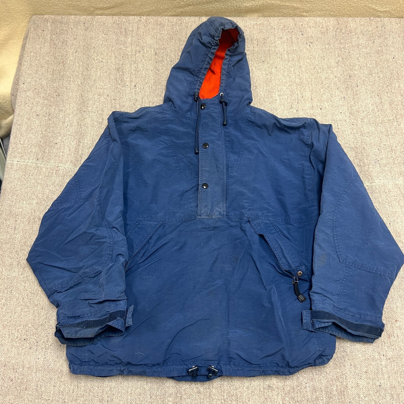 Vintage Gap Anorak Jacket Mens XXL Blue 1990s Faded | eBay