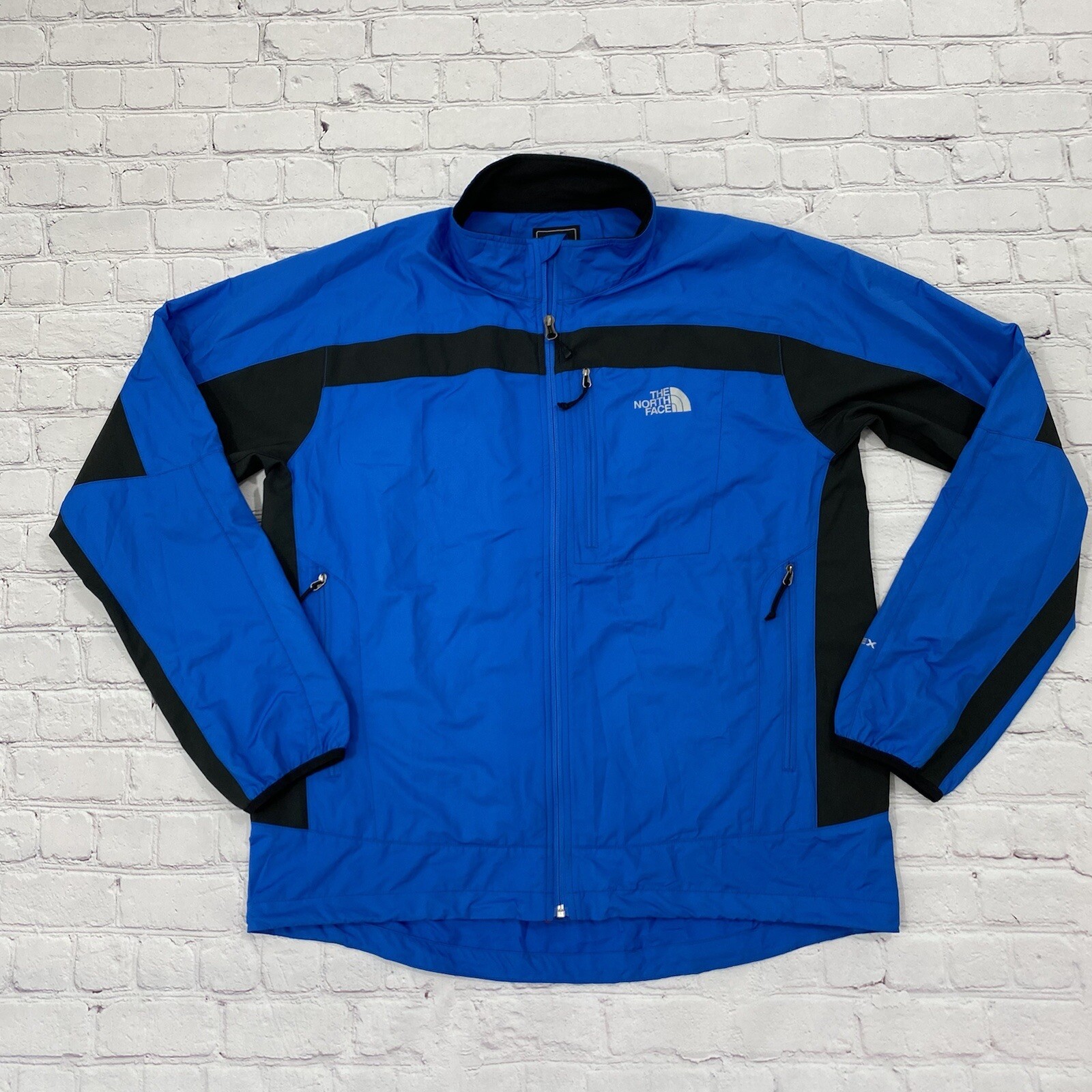 THE NORTH FACE Mens Size XL Amp Hybrid Jacket Jake Blue TNF
