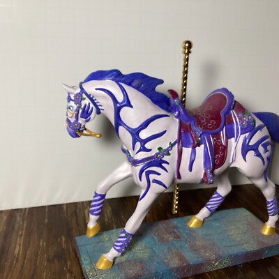 Trail of Painted Ponies Vi's Violet Vision 1476 Carousel Pony 1E/4594 Broken Ear