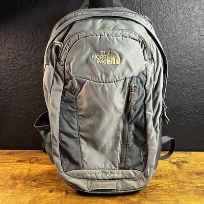 The North Face Mainframe Grey Nylon Laptop Backpack Unisex OS