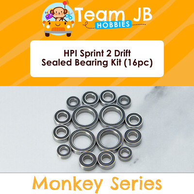 HPI Sprint 2 Drift - 16 Pcs Rubber Sealed Bearings Kit