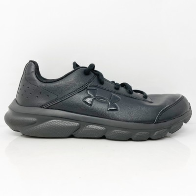 

Under Armour Boys Assert 8 3022697-001 Черные кроссовки для бега, размер 5,5 лет, Черный