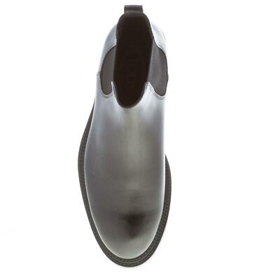 Pre-owned Tod's Men Shoes Black Elegant Leather Chelsea Boot Xxm62c00p20olwb999