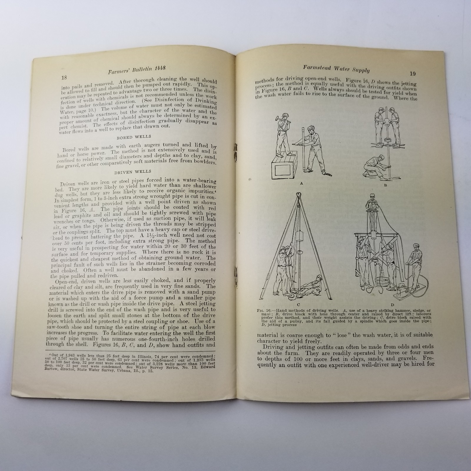 US Department of Agriculture Farmers Bulletin 1448 Farmstead Water Supply