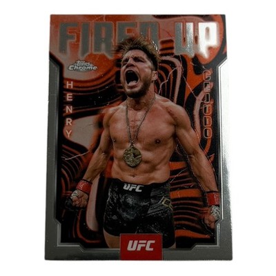 2024 Topps Chrome UFC Henry Cejudo Fired Up Insert FUP-18 Bantamweight MMA