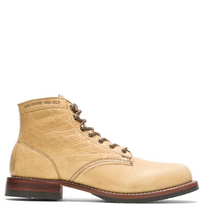 

Wolverine Men Olive Tanned - 1000 Mile Plain-Toe Classic Boot