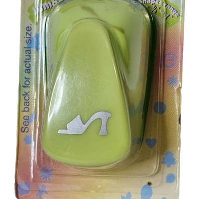 Marvy Uchida Clever Lever Craft Punch Jumbo LV-JCP98 High Heel 7/8  to 1  Green