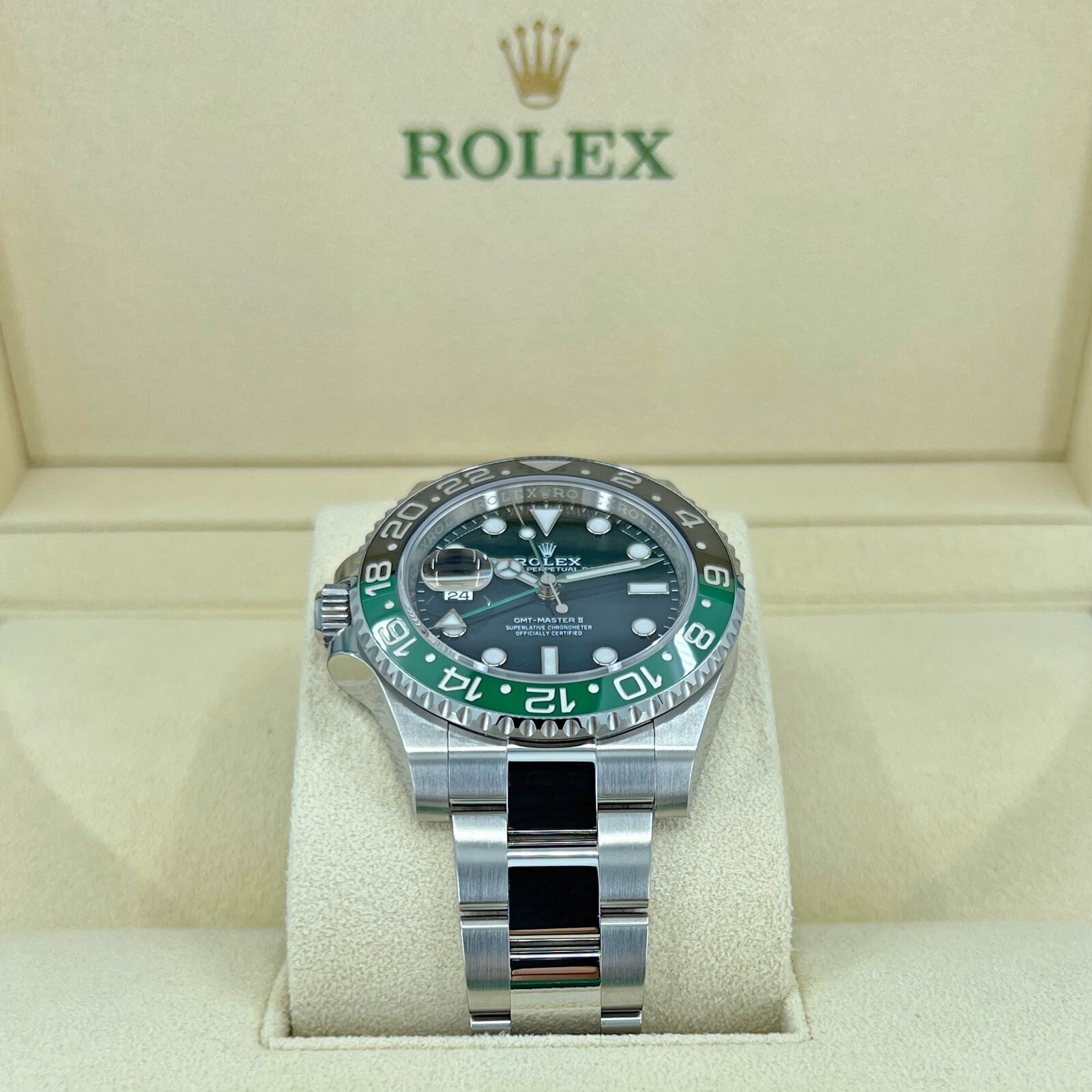 Pre-owned Rolex Gmt-master Ii Sprite, Oyster, Ref 126720vtnr, Unworn Complete 2024