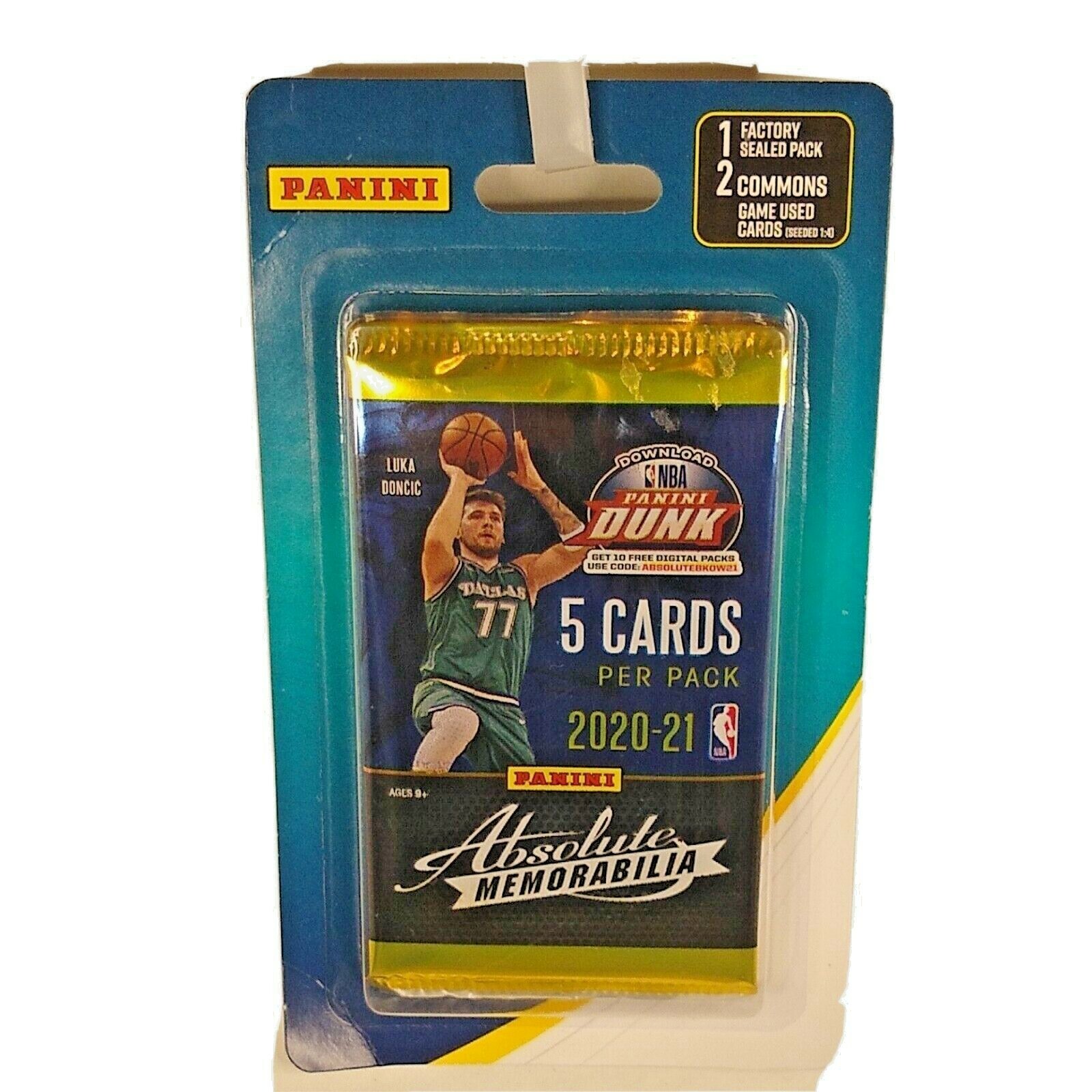 New Sealed Panini Absolute Memorabilia 2020-21 NBA Pack with