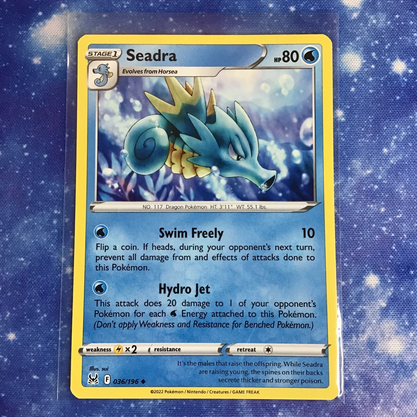 Seadra - 036/196 - Uncommon - Water (S&S: Lost Origin