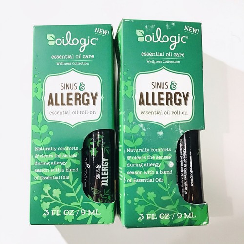 Ogic Essential Oil Care Sinus And Allergy Essential Oil Roll On - Lot Of 2