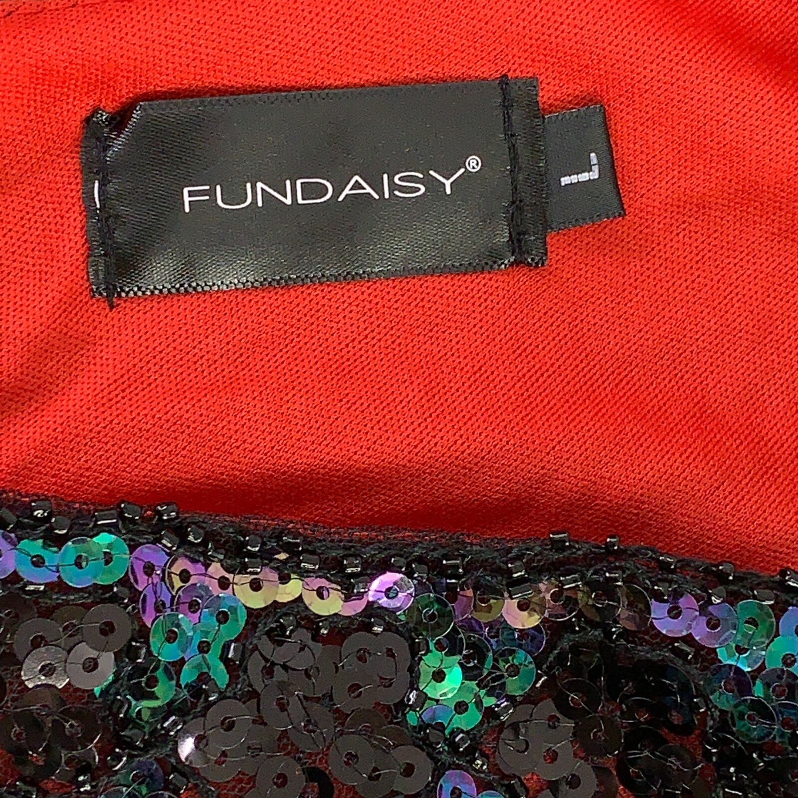 Women's Large Black Red Sequin Fringe Flapper Dress & Accessory Set 9 Pieces NWT