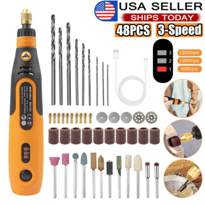 48pcs Abrasive for Dremel Rotary Tool Accessories Grinding Sanding Polishing Set