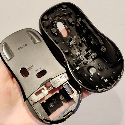 For Logitech M510 Wireless Gaming Mouse Replacement Outer Shell Case Cover