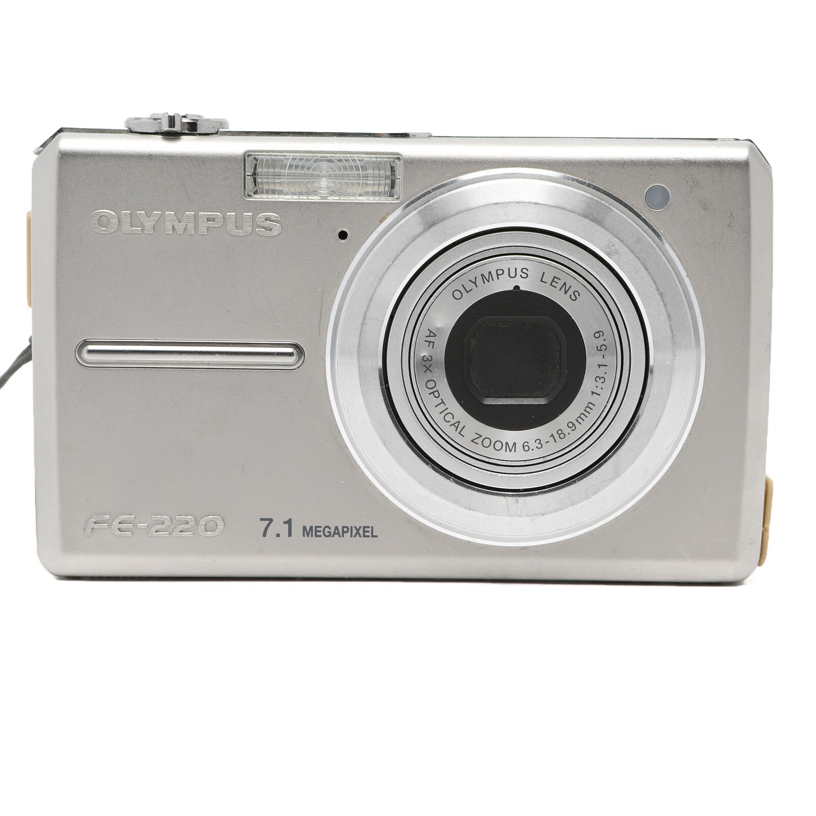 Olympus FE-220 Digital Camera 7.1MP Silver 3x Zoom PARTS