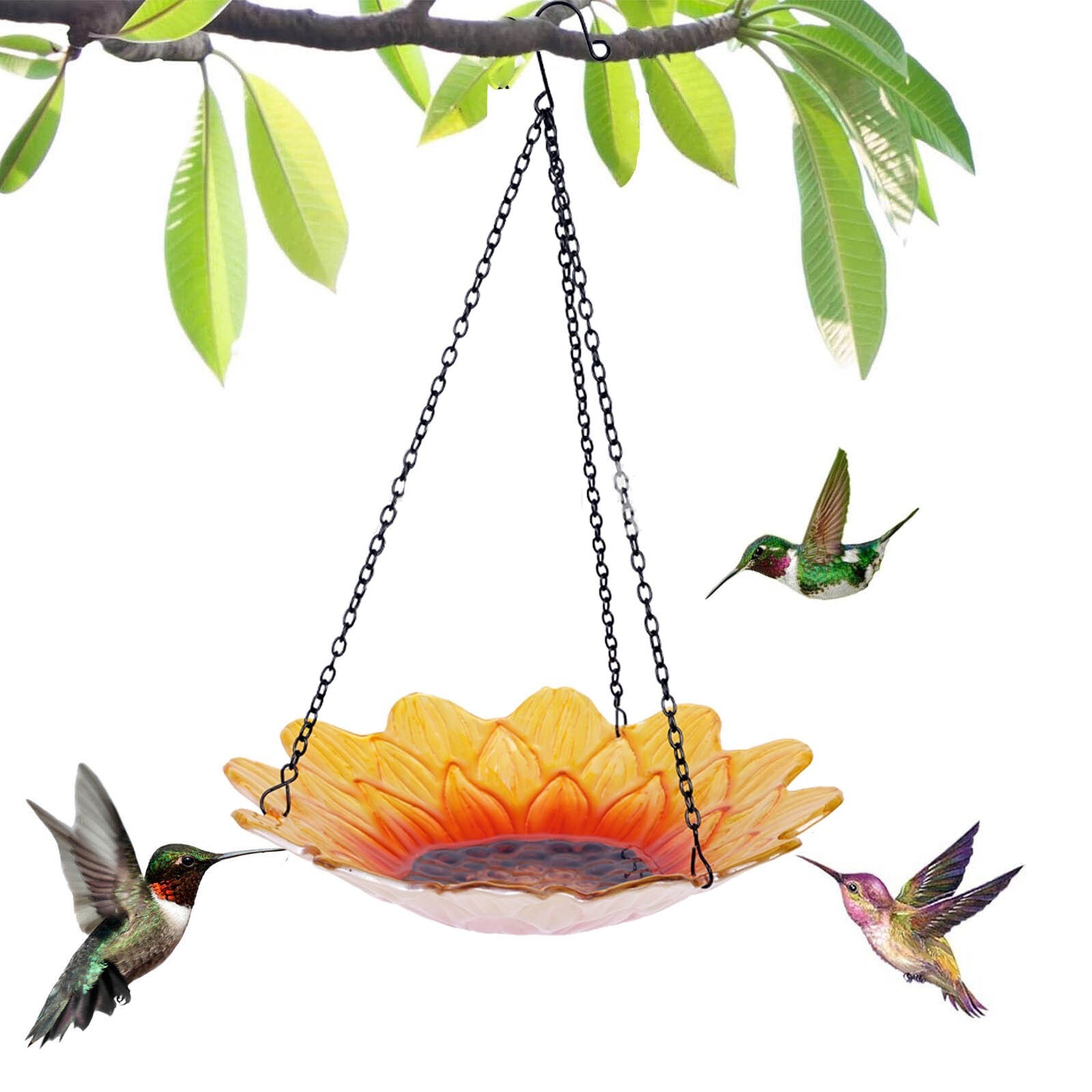 Outdoor Garden Bird Feeder Floating Water Hanging
