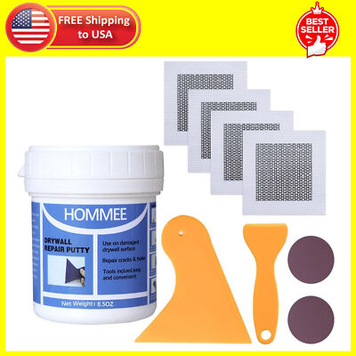 Drywall Repair Kit,Drywall Hole Patch Repair Kit to Fix Wall Surface Holes and C