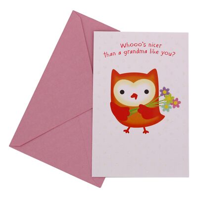 Whoooo's nicer than a grandma like you?