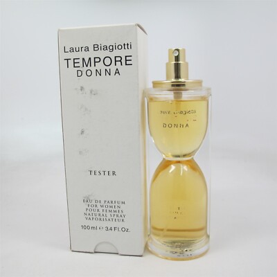 TEMPORE DONNA by Laura Biagiotti 100 ml/3.4 oz EDP Spray Tester *SEE NOTES*