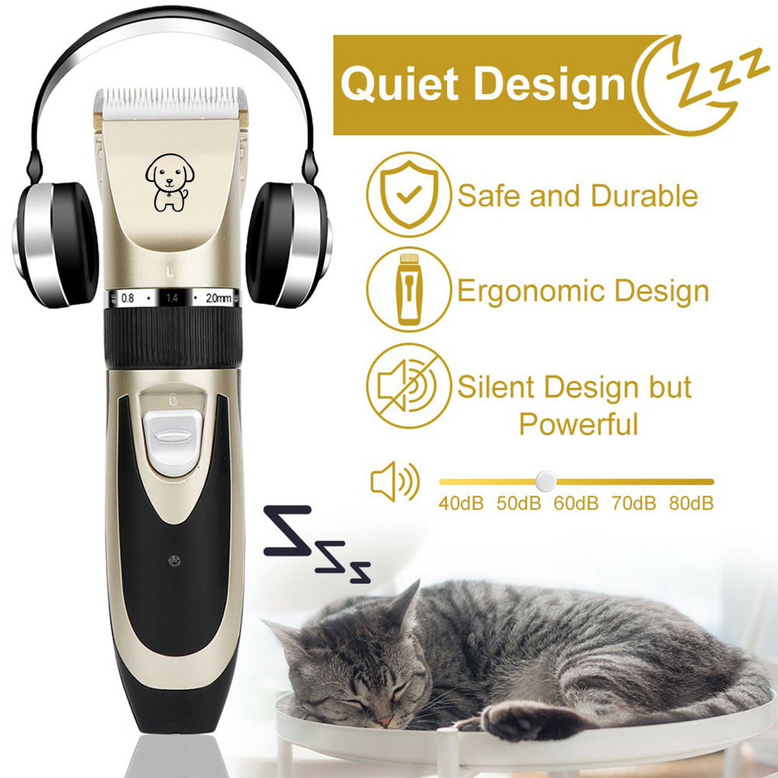 silent cat clippers