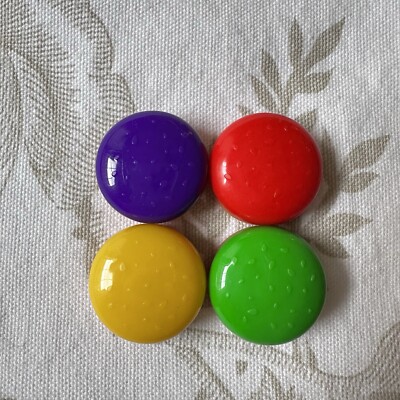 Pop The Pig Game Replacement Red Green Purple Yellow Burger Hamburger 1 EACH