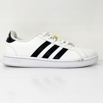 

Adidas Womens Grand Court F36483 Белая повседневная обувь Кроссовки Размер 10, Белый, Grand Court